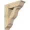 Ekena Millwork Funston Traditional Rough Sawn Bracket w/ Offset Brace, Douglas Fir, 8"W x 26"D x 30"H BKT0806X26X30FST01RDF - alternate 1